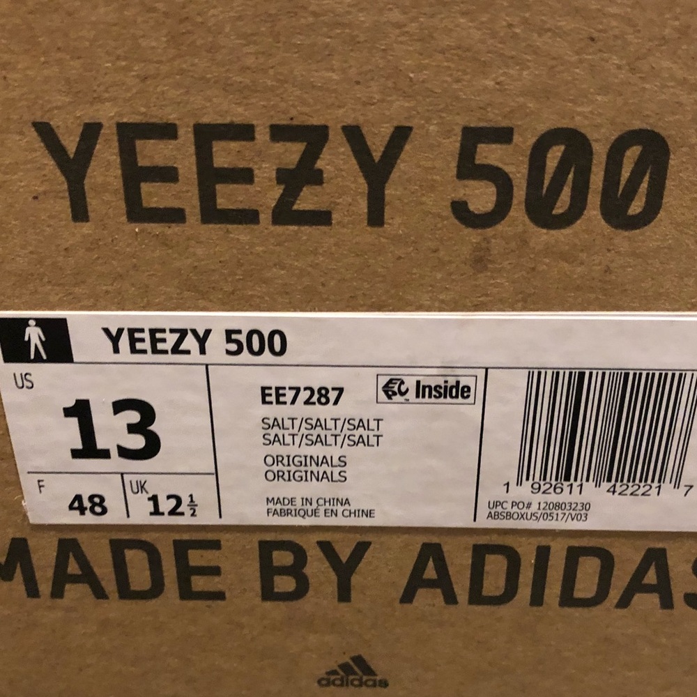 Yeezy Salts 500 size 13 US